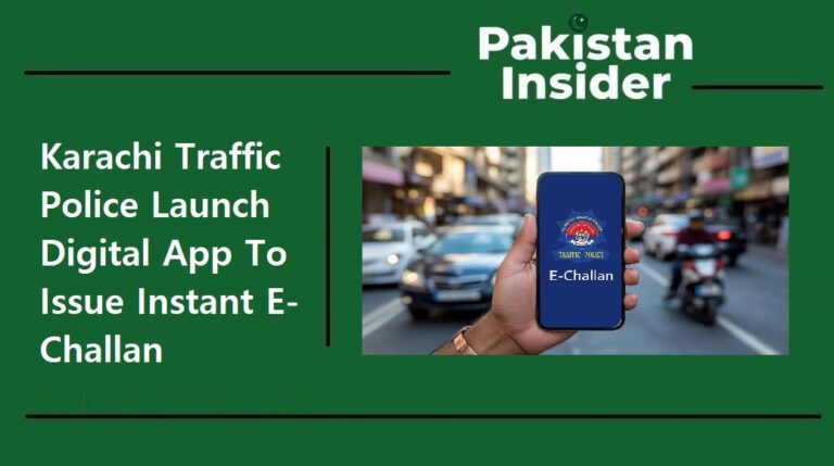 Karachi Traffic Police Launch Digital App To Issue Instant E-Challan