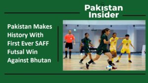 Pakistan Makes History With First Ever SAFF Futsal Win Against Bhutan