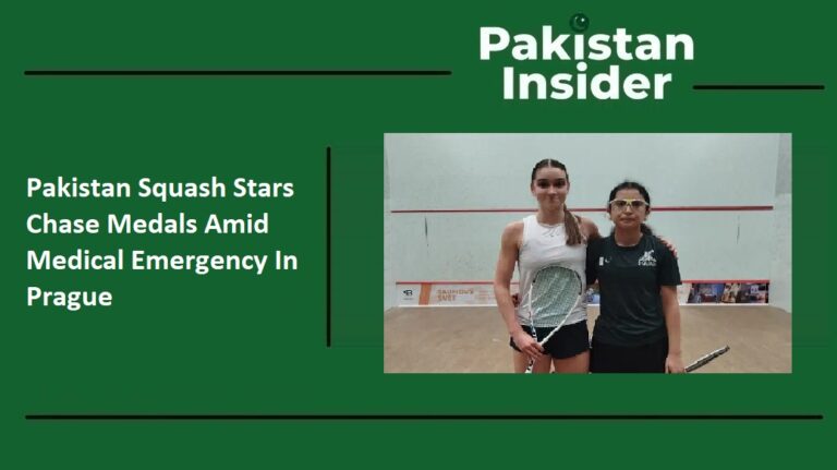 Pakistan Squash Stars Chase Medals Amid Medical Emergency In Prague
