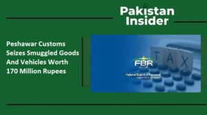 Peshawar Customs Seizes Smuggled Goods And Vehicles Worth 170 Million Rupees