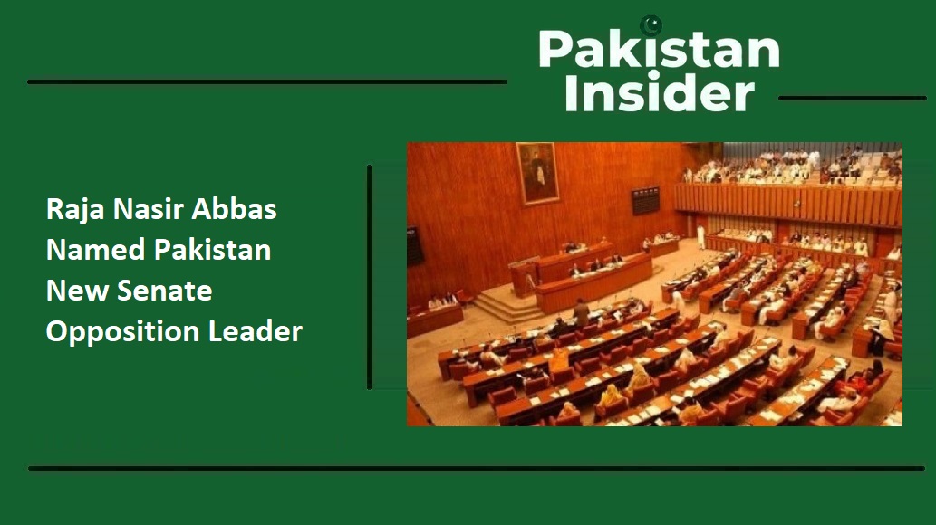 Raja Nasir Abbas Named Pakistan New Senate Opposition Leader